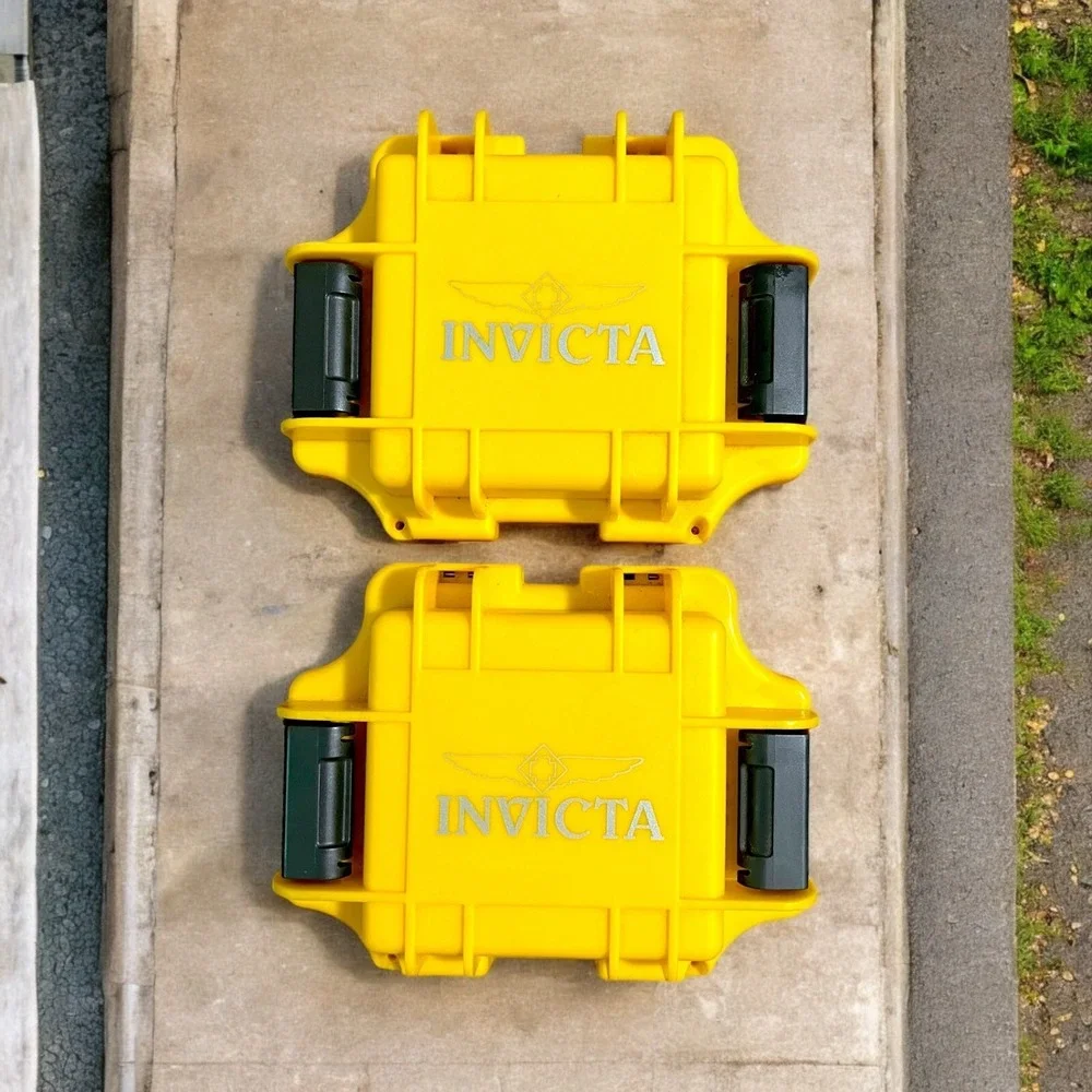 2 Invicta One (1) Slot YELLOW Waterproof Dive Case